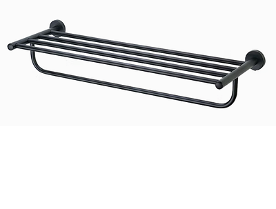 537272 ST雙層置衣架 (霧黑)