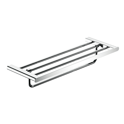 B6010 銅雙層置物架 600mm